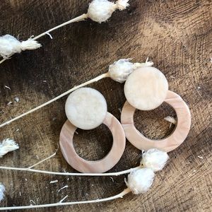 Handmade polymer clay earrings in the style Lauren